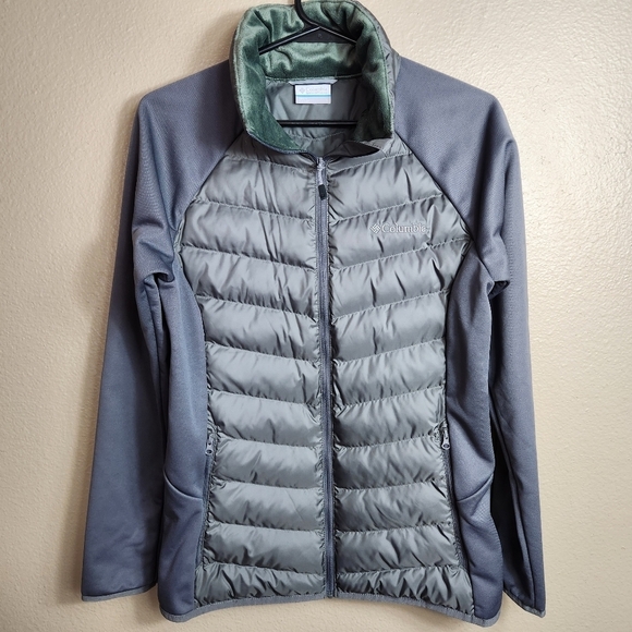 Columbia Womens Gray Crestwood Village Hybrid Insulated Jacket-Size S (NWT) - Picture 4 of 12
